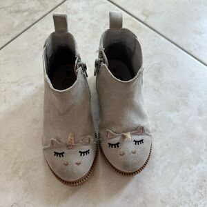 Wonder Nation Cream Unicorn Kids Boots